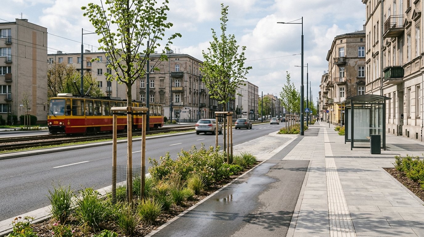 Łódzkie inwestycje drogowe z nową zielenią: podsumowanie działań w ramach remontów