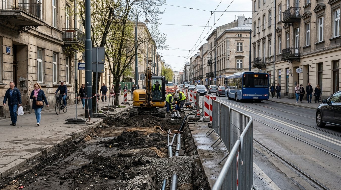 Postęp prac na ulicy Piastowskiej – aktualne informacje