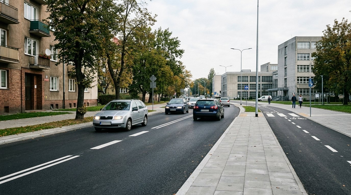 Ulica Różyckiego w Łodzi otwarta dla ruchu. Zakończono przebudowę drogi i połączenie z Politechniką