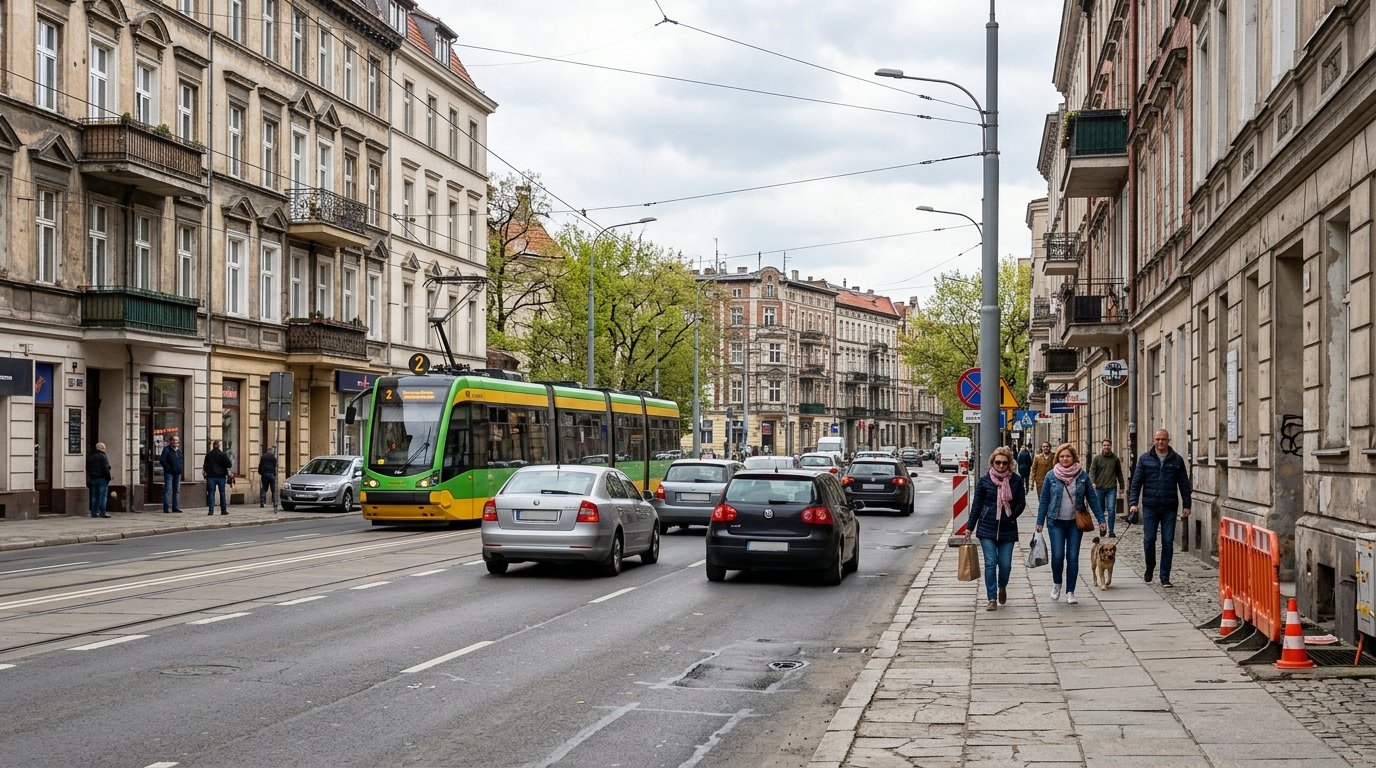 Utrudnienia w ruchu na ul. Ratajczaka od 27 kwietnia