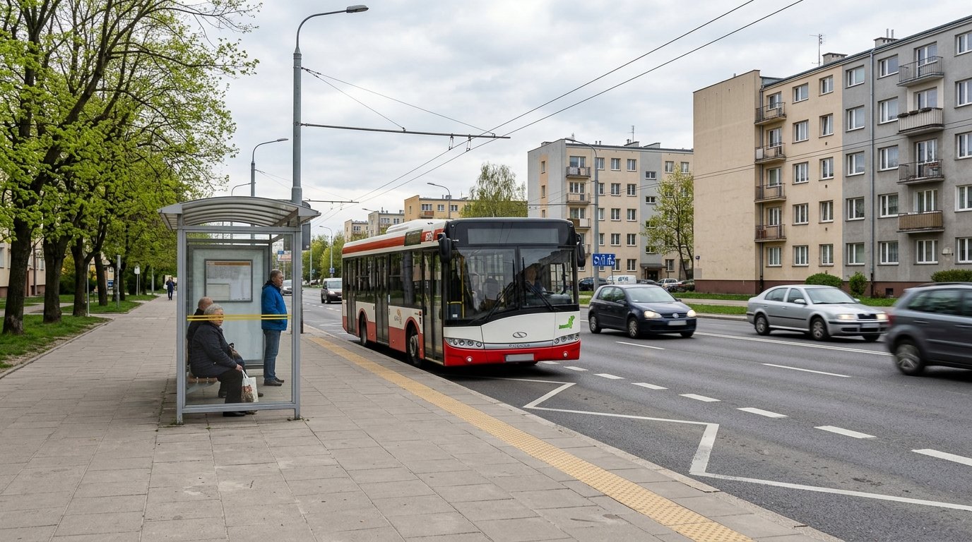 Zmiana lokalizacji przystanku przy ulicy Kardynała Stefana Wyszyńskiego od 21 kwietnia