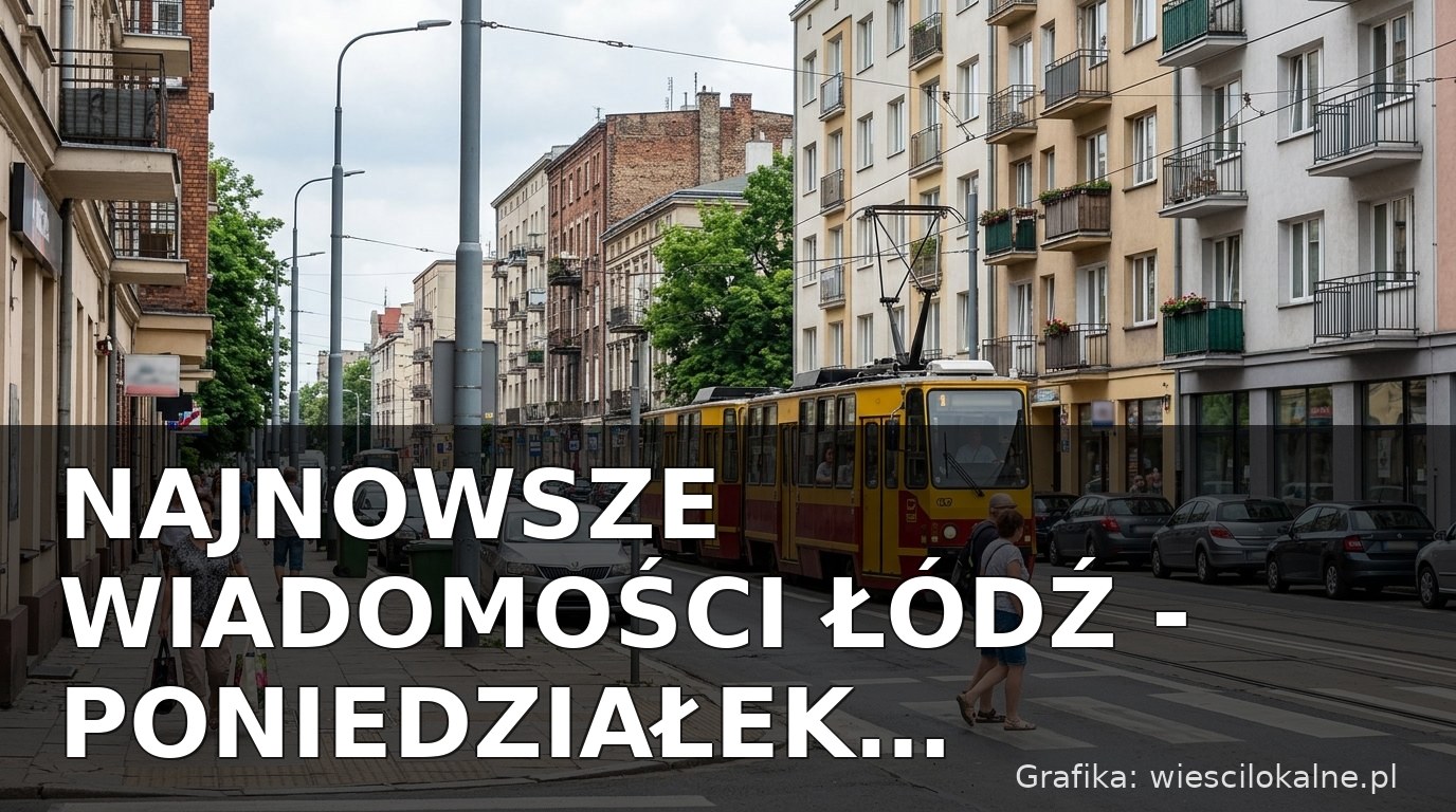 Najnowsze wiadomości Łódź – Poniedziałek 13.07.2026