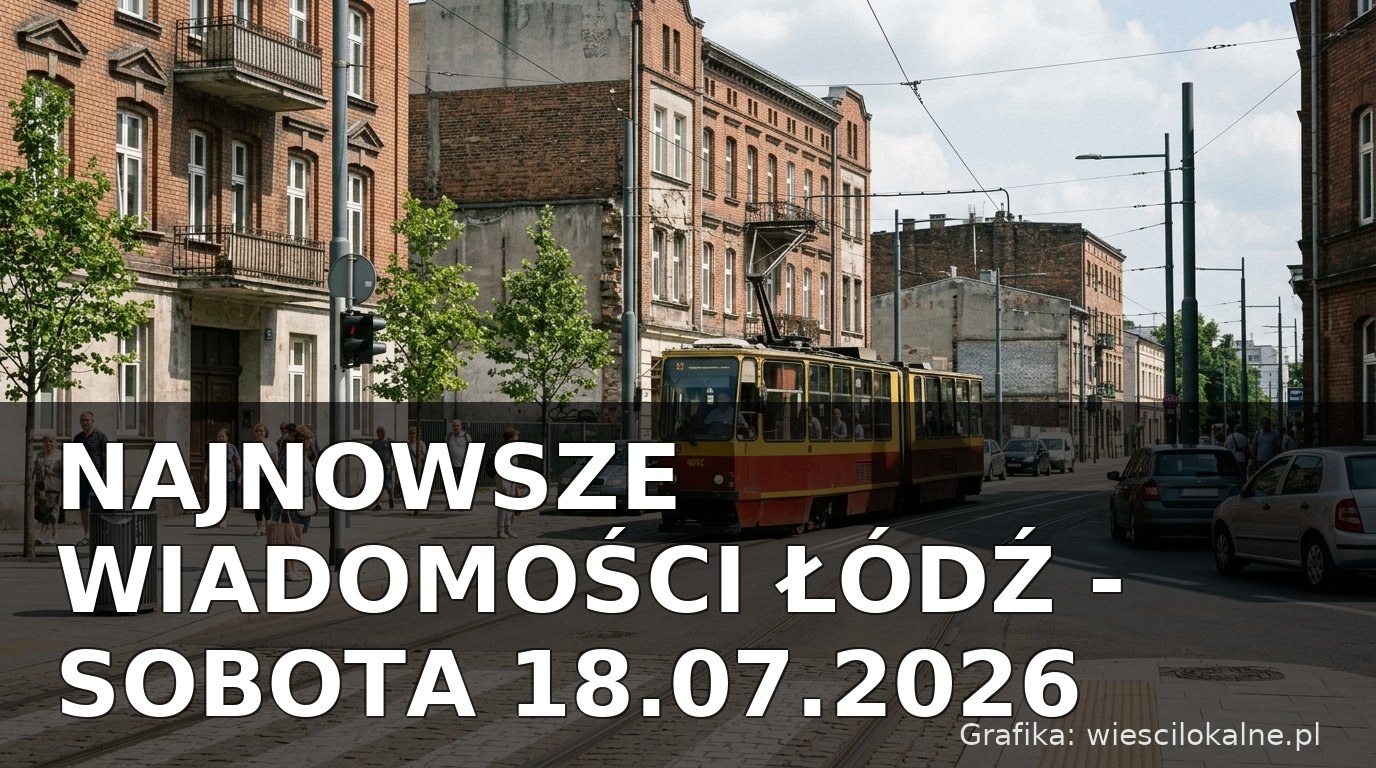 Najnowsze wiadomości Łódź – Sobota 18.07.2026