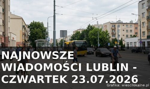 Najnowsze wiadomości Lublin – Czwartek 23.07.2026