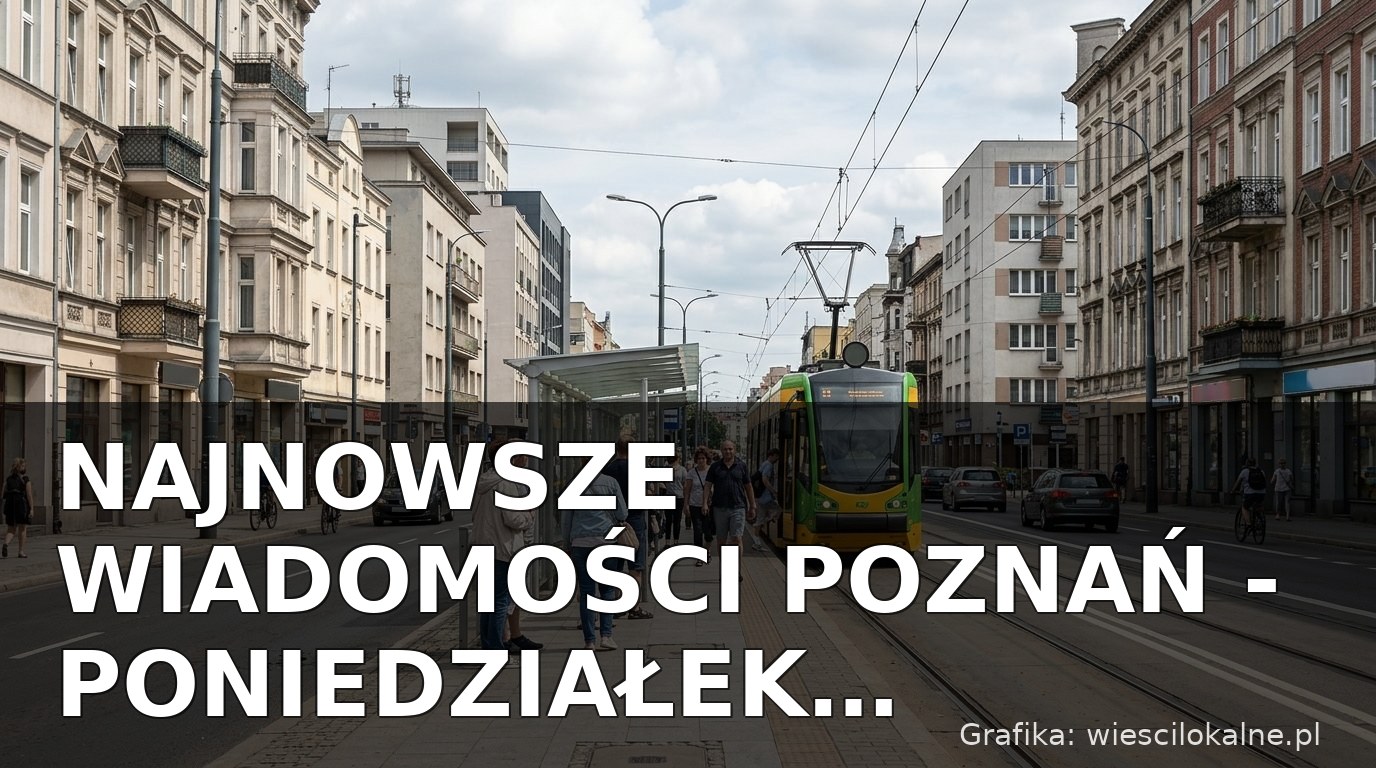 Najnowsze wiadomości Poznań – Poniedziałek 13.07.2026