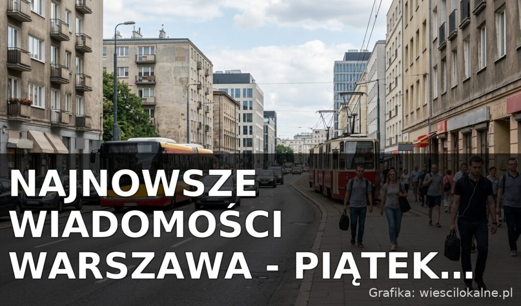 Najnowsze wiadomości Warszawa – Piątek 24.07.2026