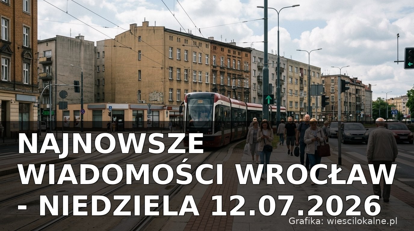 Najnowsze wiadomości Wrocław – Niedziela 12.07.2026