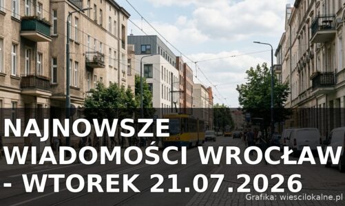 Najnowsze wiadomości Wrocław – Wtorek 21.07.2026