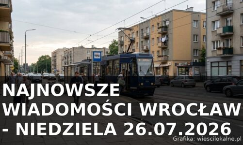Najnowsze wiadomości Wrocław – Niedziela 26.07.2026