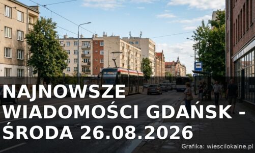Najnowsze wiadomości Gdańsk – Środa 26.08.2026
