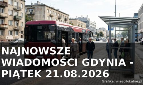Najnowsze wiadomości Gdynia – Piątek 21.08.2026