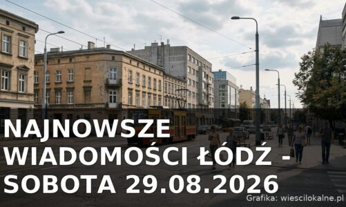 Najnowsze wiadomości Łódź – Sobota 29.08.2026