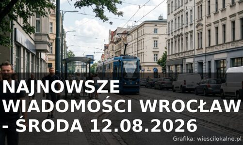 Najnowsze wiadomości Wrocław – Środa 12.08.2026