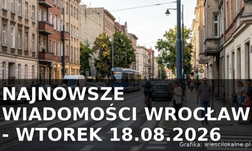 Najnowsze wiadomości Wrocław – Wtorek 18.08.2026