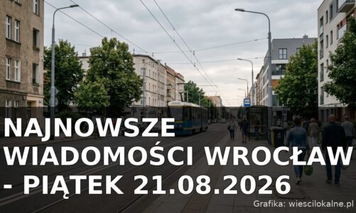 Najnowsze wiadomości Wrocław – Piątek 21.08.2026