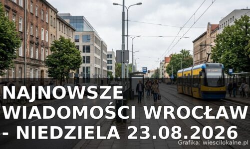 Najnowsze wiadomości Wrocław – Niedziela 23.08.2026