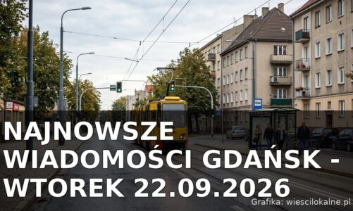 Najnowsze wiadomości Gdańsk – Wtorek 22.09.2026