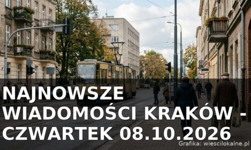 Najnowsze wiadomości Kraków – Czwartek 08.10.2026