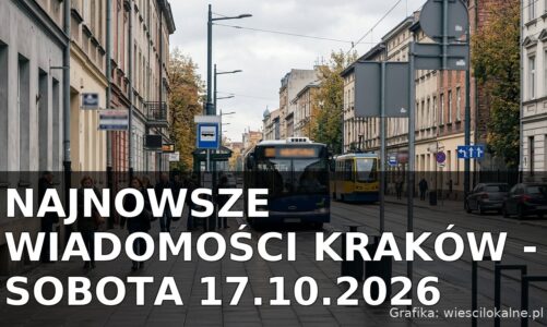 Najnowsze wiadomości Kraków – Sobota 17.10.2026