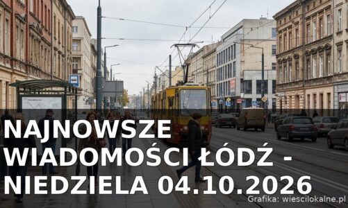 Najnowsze wiadomości Łódź – Niedziela 04.10.2026