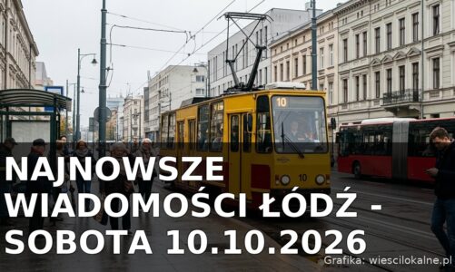 Najnowsze wiadomości Łódź – Sobota 10.10.2026