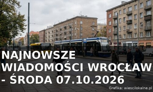 Najnowsze wiadomości Wrocław – Środa 07.10.2026