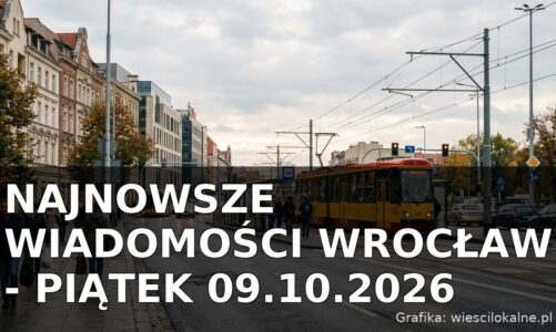 Najnowsze wiadomości Wrocław – Piątek 09.10.2026