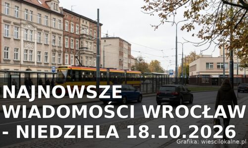 Najnowsze wiadomości Wrocław – Niedziela 18.10.2026