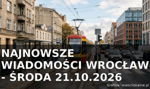 Najnowsze wiadomości Wrocław – Środa 21.10.2026